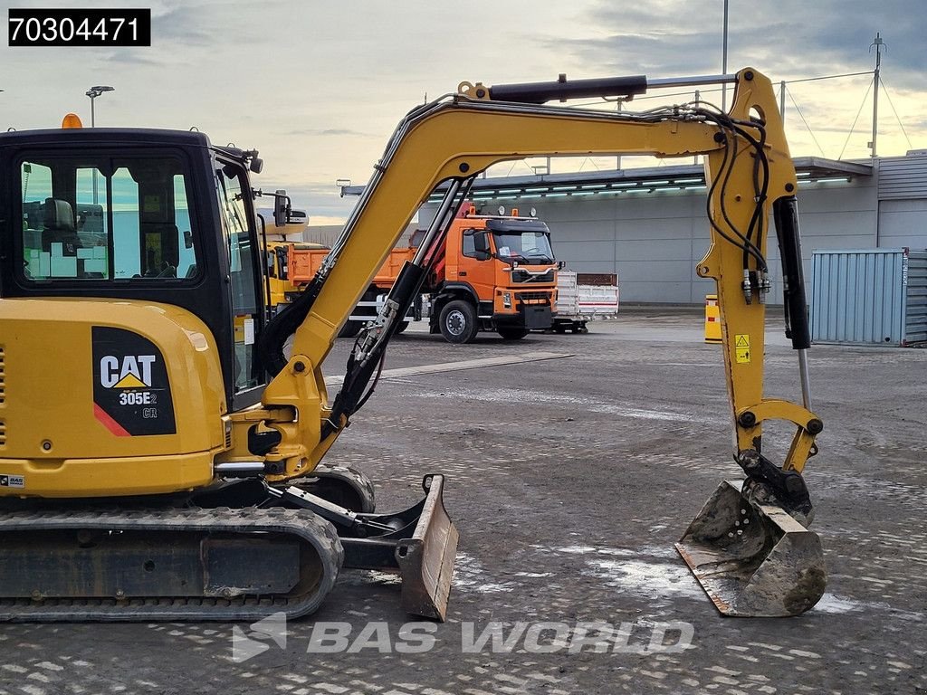 Minibagger от тип Caterpillar 305 E2 CR 3 Buckets, Gebrauchtmaschine в Veghel (Снимка 9)