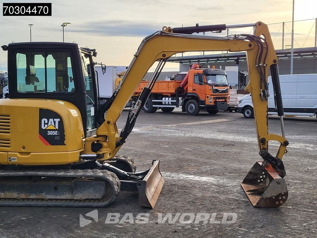 Minibagger typu Caterpillar 305 E2 CR 3 Buckets, Gebrauchtmaschine v Veghel (Obrázek 9)