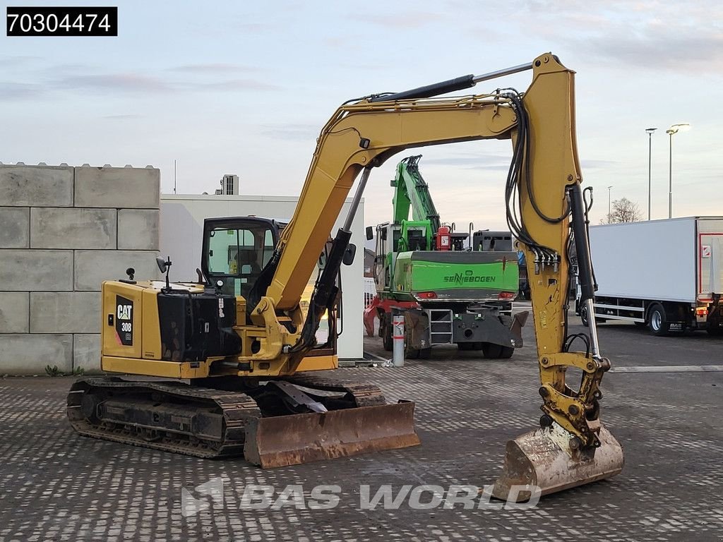 Minibagger типа Caterpillar 308 CR A/C - 3 Buckets, Gebrauchtmaschine в Veghel (Фотография 9)