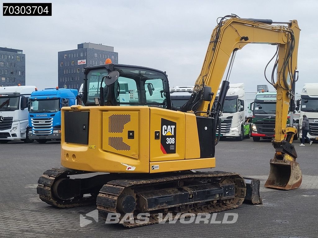 Minibagger Türe ait Caterpillar 308 CR A/C, Gebrauchtmaschine içinde Veghel (resim 7)