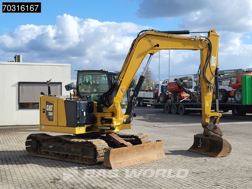 Minibagger typu Caterpillar 308 CR A/C, Gebrauchtmaschine v Veghel (Obrázek 9)