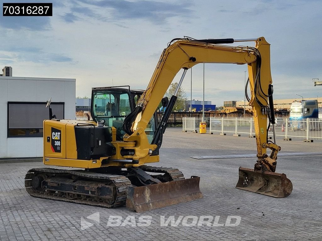 Minibagger typu Caterpillar 308 CR A/C, Gebrauchtmaschine w Veghel (Zdjęcie 9)