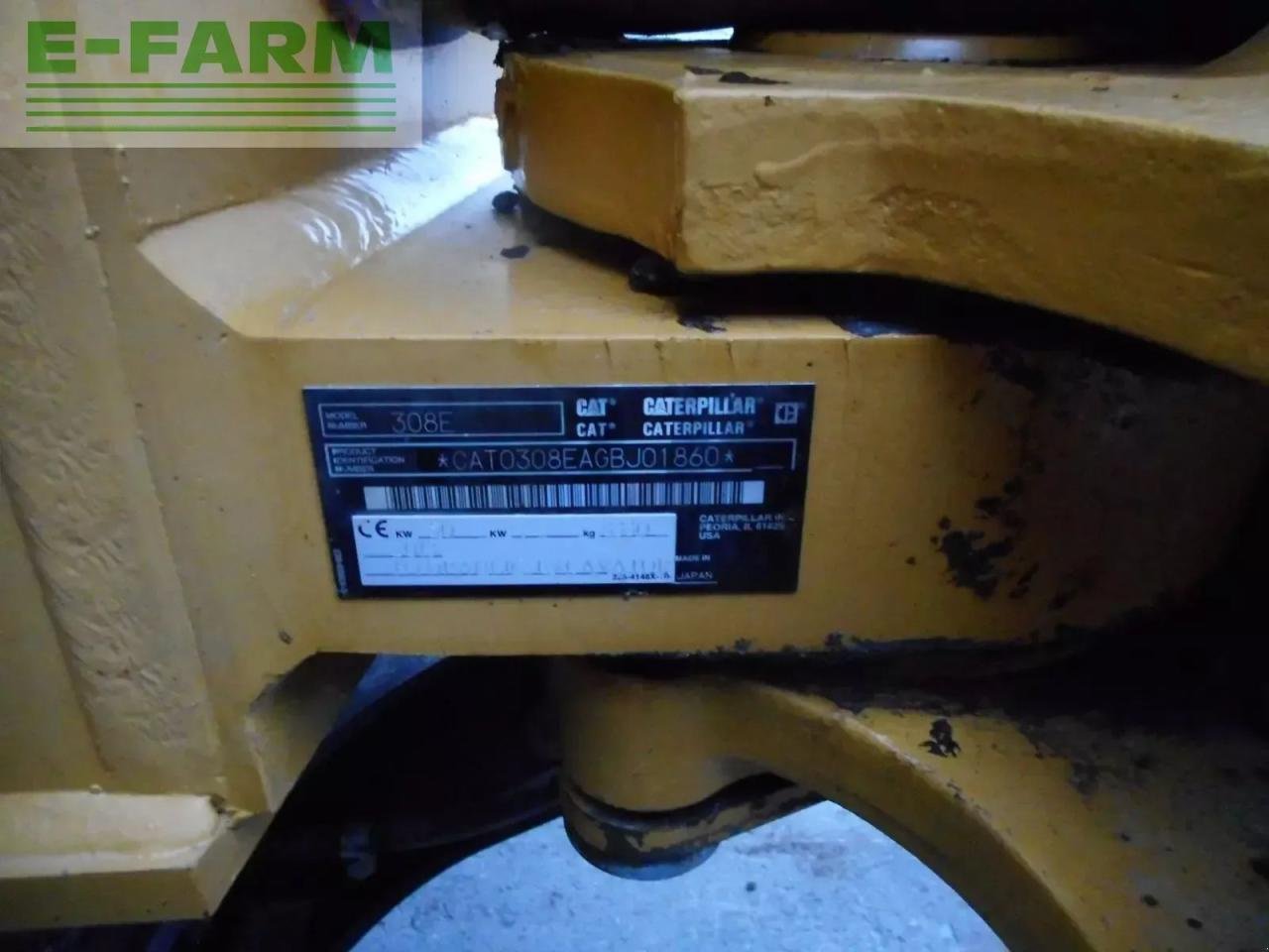 Minibagger tip Caterpillar 308ecr ( 8.330kg ) powertilt, hydr. sw, 4 löffel, Gebrauchtmaschine in ST. NIKOLAI/DR. (Poză 9)