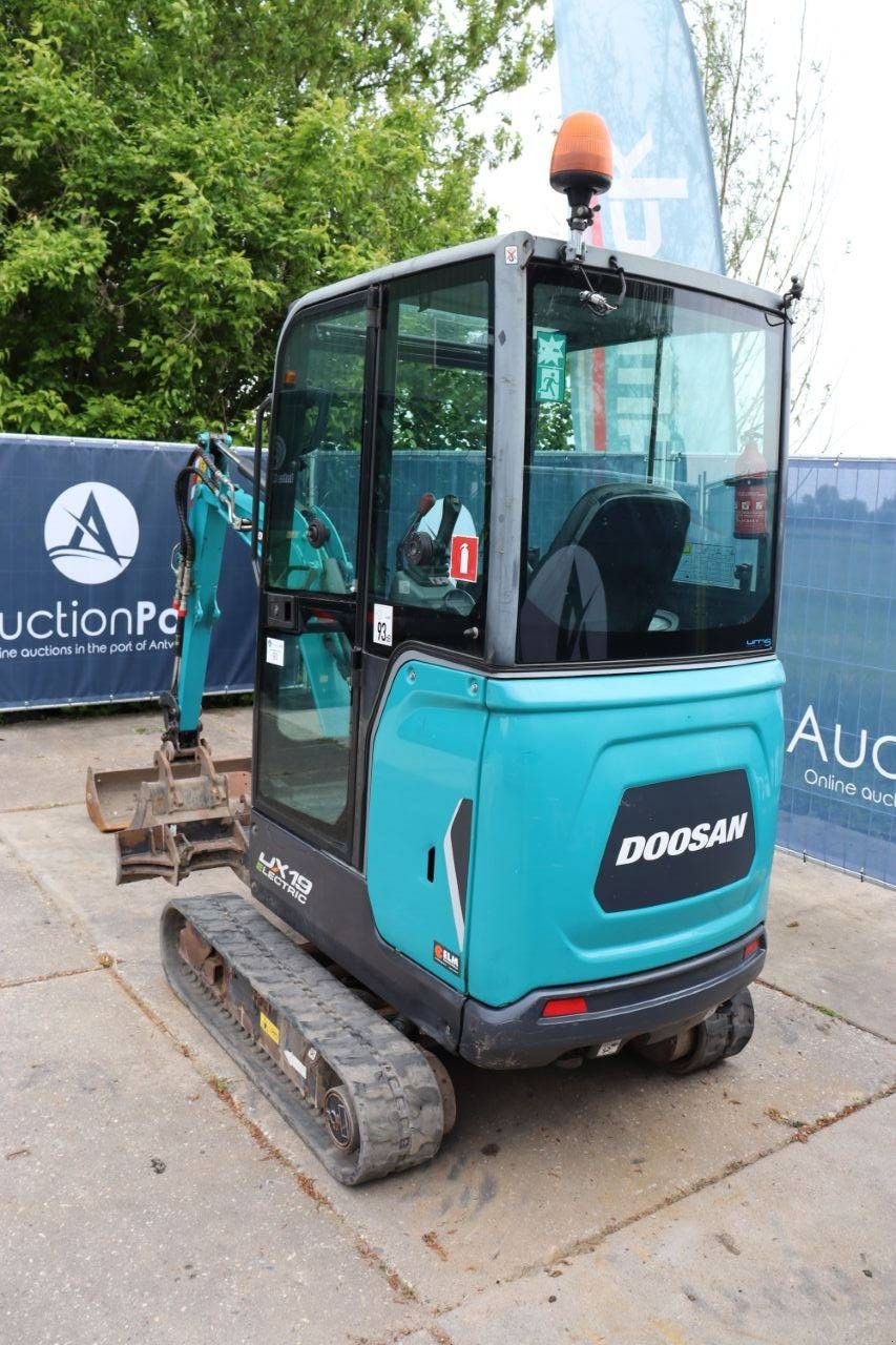 Minibagger des Typs Doosan DX19, Gebrauchtmaschine in Antwerpen (Bild 4)
