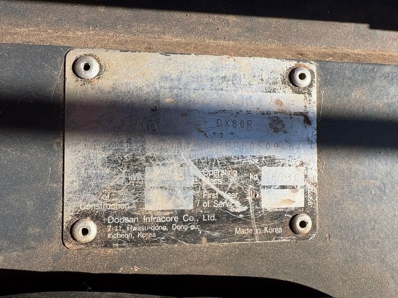 Minibagger от тип Doosan DX80R, Gebrauchtmaschine в Gabersdorf (Снимка 21)
