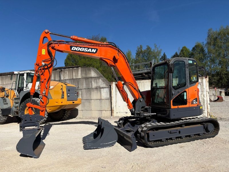 Minibagger typu Doosan DX80R, Gebrauchtmaschine v Gabersdorf