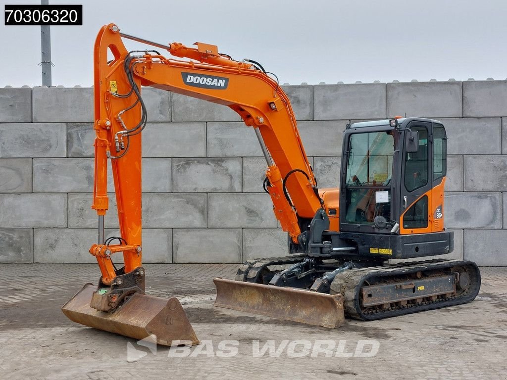 Minibagger типа Doosan DX85 R-3 A/C - 3 Buckets, Gebrauchtmaschine в Veghel (Фотография 2)