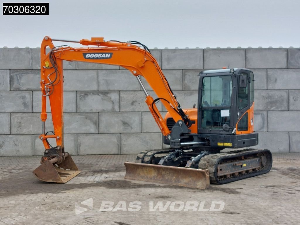 Minibagger типа Doosan DX85 R-3 A/C - 3 Buckets, Gebrauchtmaschine в Veghel (Фотография 3)