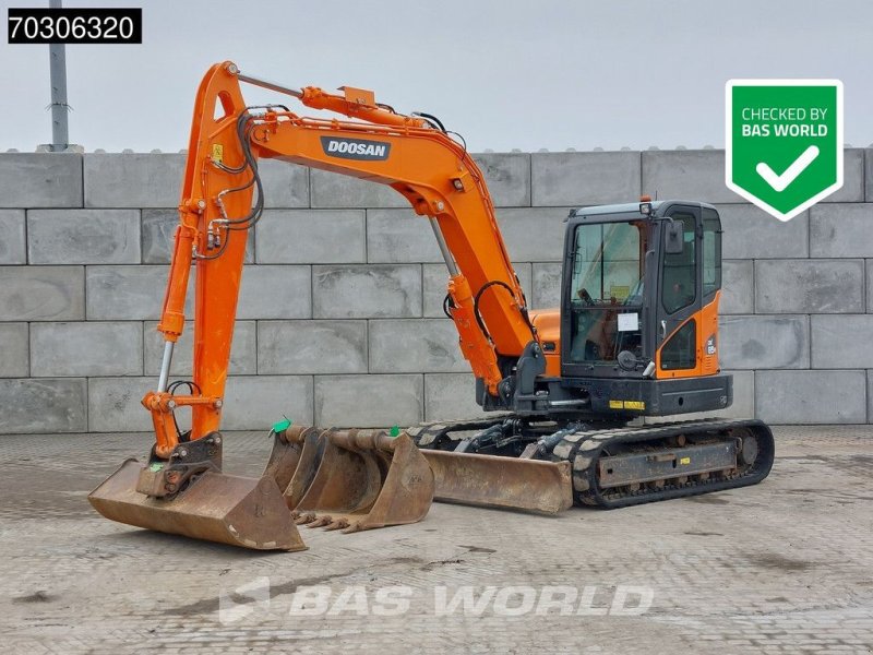 Minibagger του τύπου Doosan DX85 R-3 A/C - 3 Buckets, Gebrauchtmaschine σε Veghel (Φωτογραφία 1)