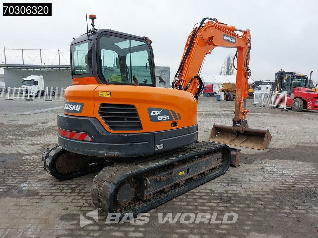 Minibagger типа Doosan DX85 R-3 A/C - 3 Buckets, Gebrauchtmaschine в Veghel (Фотография 9)