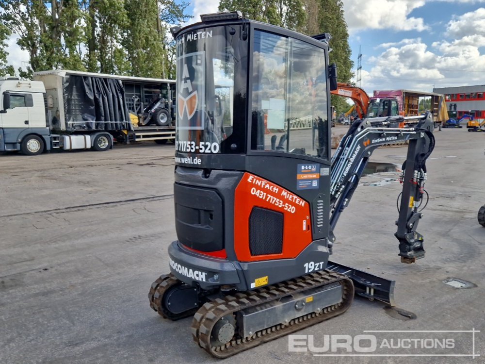 Minibagger Türe ait Eurocomach 19ZT, Gebrauchtmaschine içinde Dormagen (resim 3)