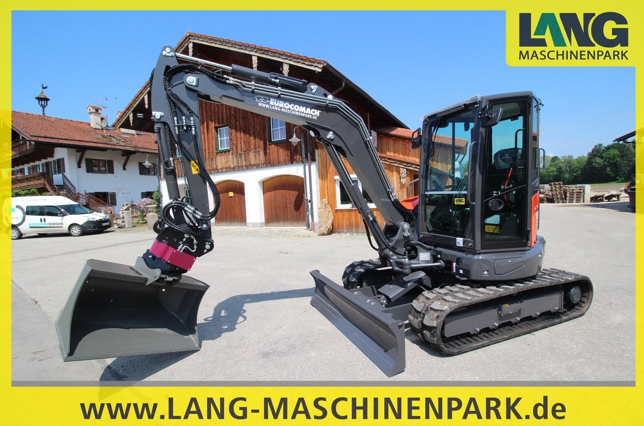 Minibagger от тип Eurocomach 50 ZT inkl. Holp Rototop & Löffelset, Neumaschine в Petting (Снимка 1)