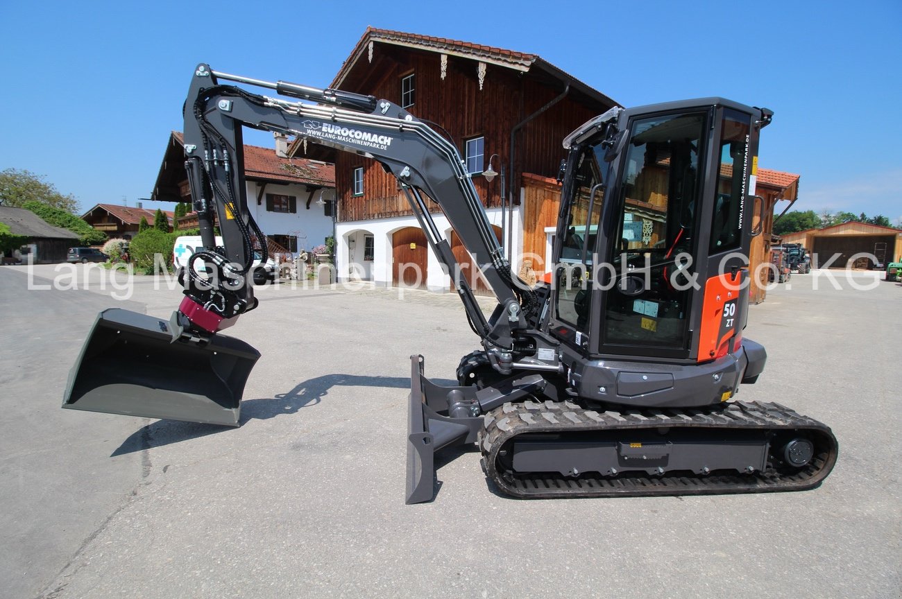 Minibagger от тип Eurocomach 50 ZT inkl. Holp Rototop & Löffelset, Neumaschine в Petting (Снимка 2)