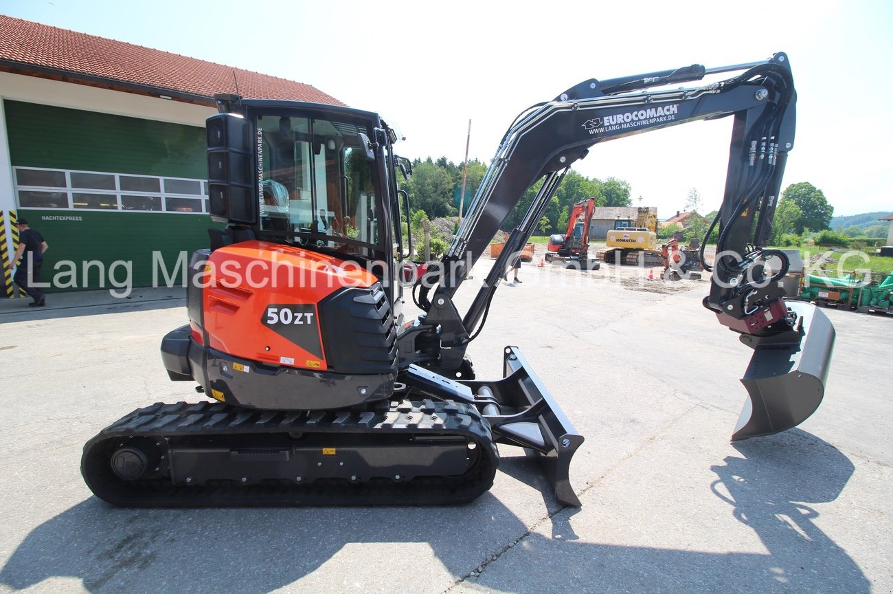 Minibagger от тип Eurocomach 50 ZT inkl. Holp Rototop & Löffelset, Neumaschine в Petting (Снимка 7)