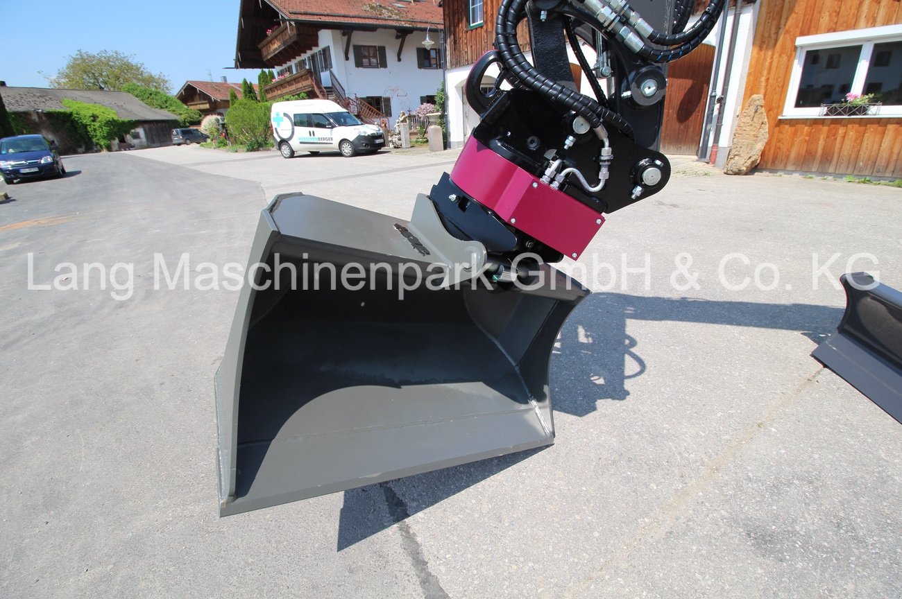 Minibagger des Typs Eurocomach 50 ZT inkl. Holp Rototop & Löffelset, Neumaschine in Petting (Bild 10)