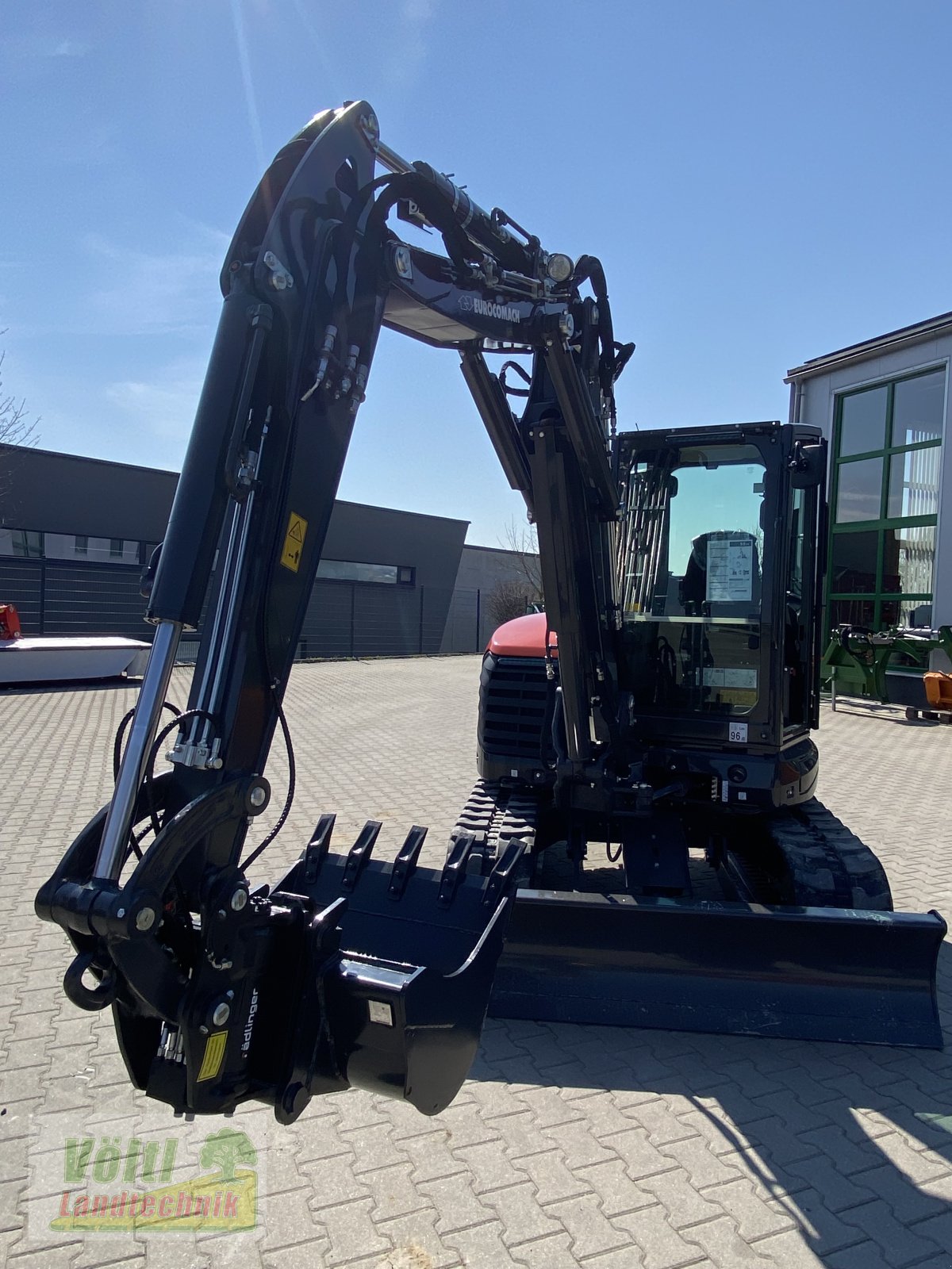 Minibagger des Typs Eurocomach 55TR, Neumaschine in Hutthurm bei Passau (Bild 4)