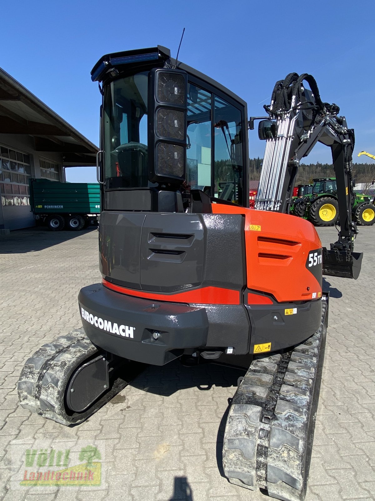 Minibagger des Typs Eurocomach 55TR, Neumaschine in Hutthurm bei Passau (Bild 9)