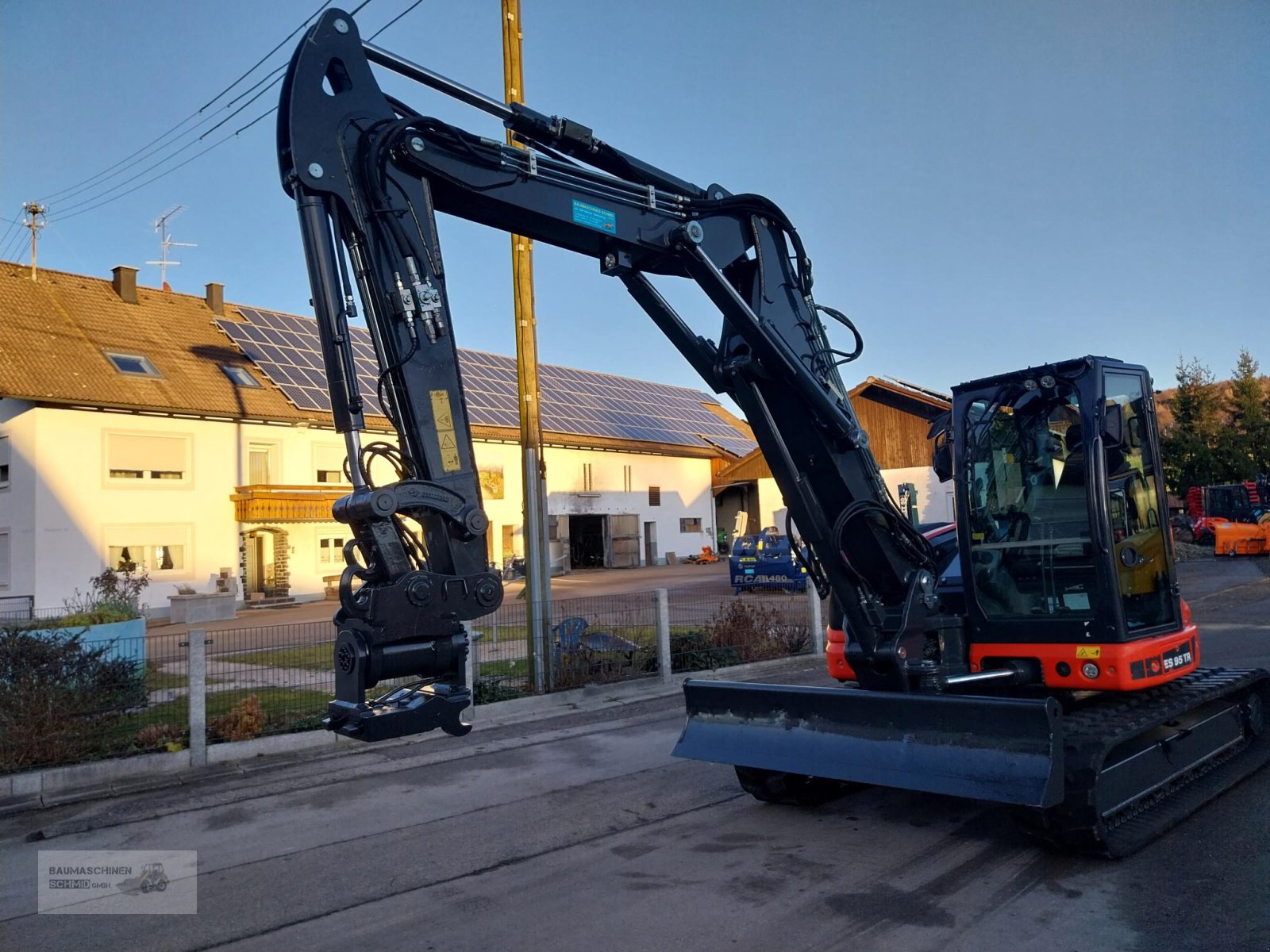 Minibagger типа Eurocomach 95.2 TR 4 mit Verstellausleger u. Powertilt, Gebrauchtmaschine в Stetten (Фотография 2)