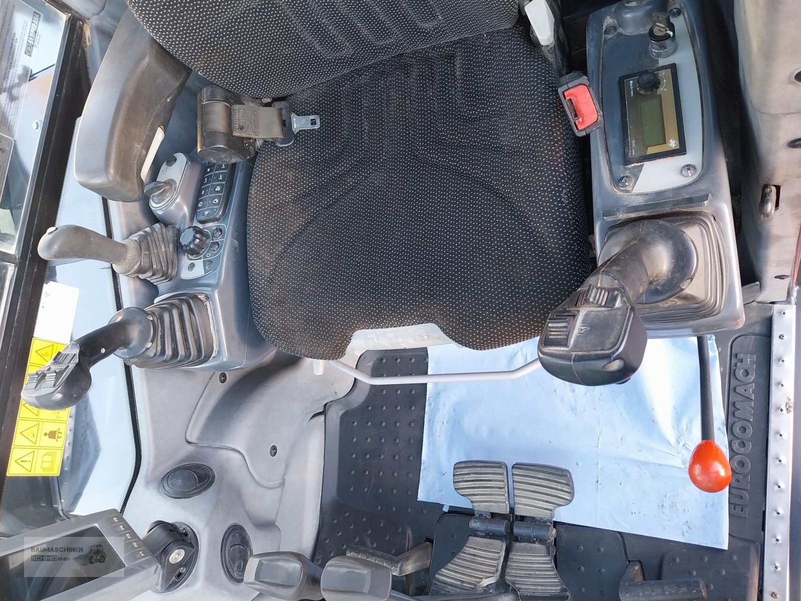 Minibagger типа Eurocomach 95.2 TR 4 mit Verstellausleger u. Powertilt, Gebrauchtmaschine в Stetten (Фотография 11)