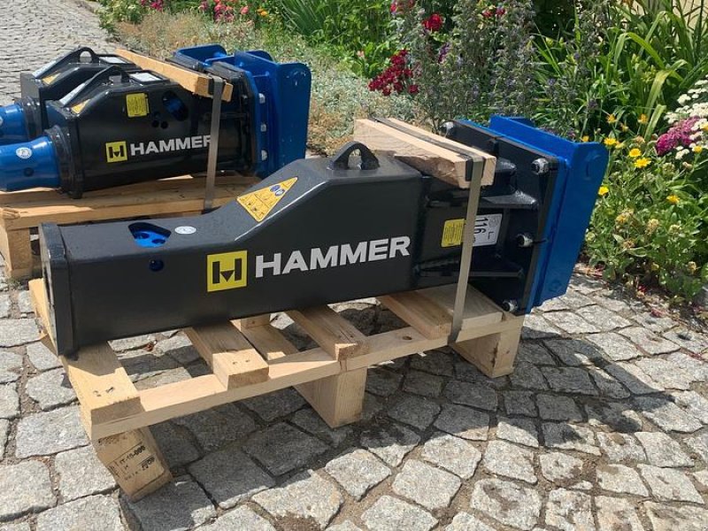 Minibagger des Typs Hammer HM100 Hydraulikhammer mit Lehnhoff MS01 Aufnahme, Neumaschine in Brunn an der Wild (Bild 3)