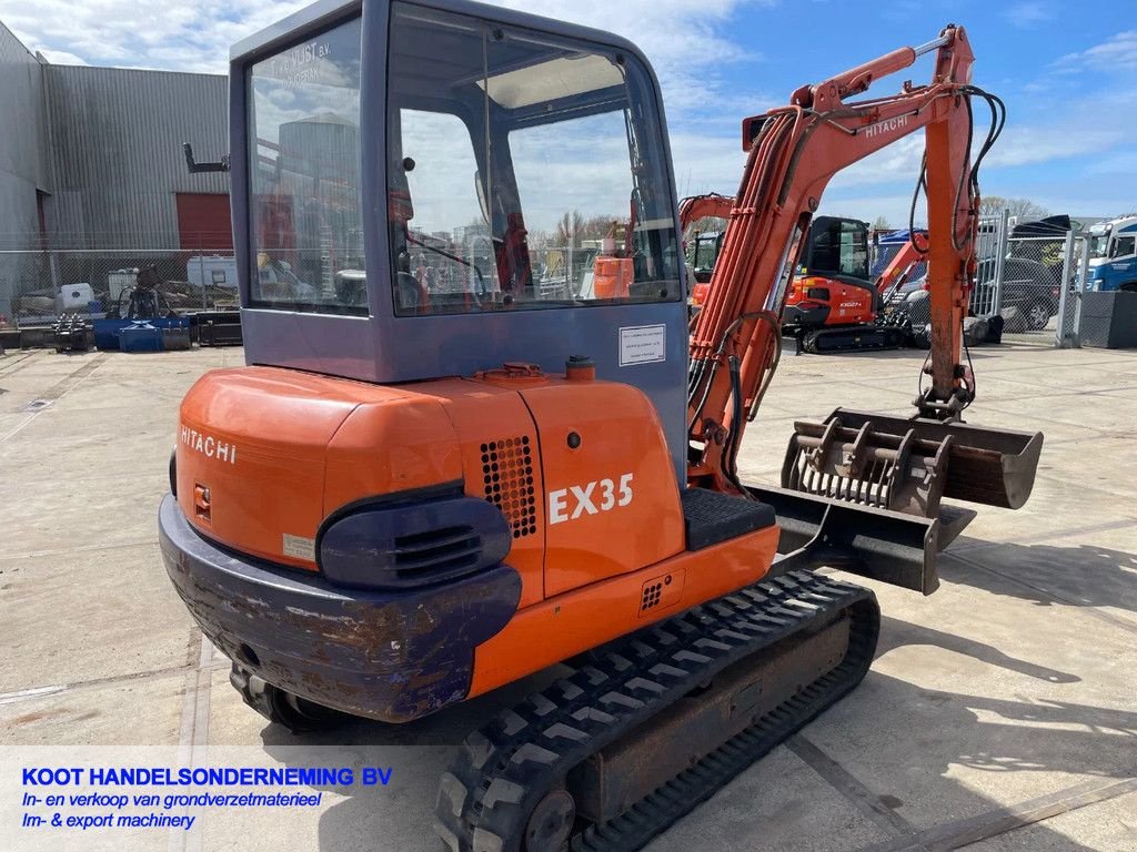 Minibagger del tipo Hitachi Airman EX 35 3 Bakken Top, Gebrauchtmaschine In Nieuwerkerk aan den IJssel (Immagine 4)