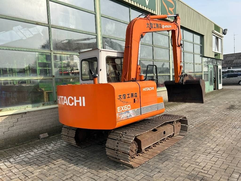 Minibagger Türe ait Hitachi EX 60, Gebrauchtmaschine içinde Roosendaal (resim 7)