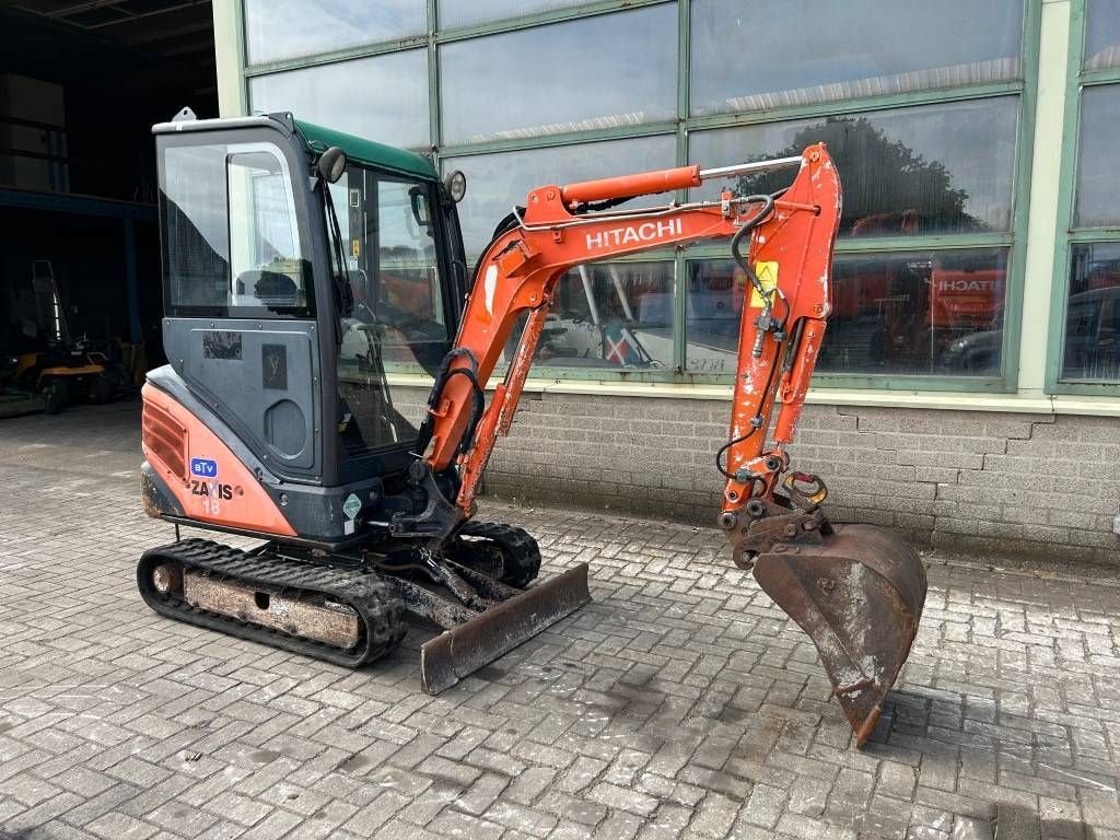 Minibagger del tipo Hitachi ZX 18-3 CLR, Gebrauchtmaschine In Roosendaal (Immagine 4)