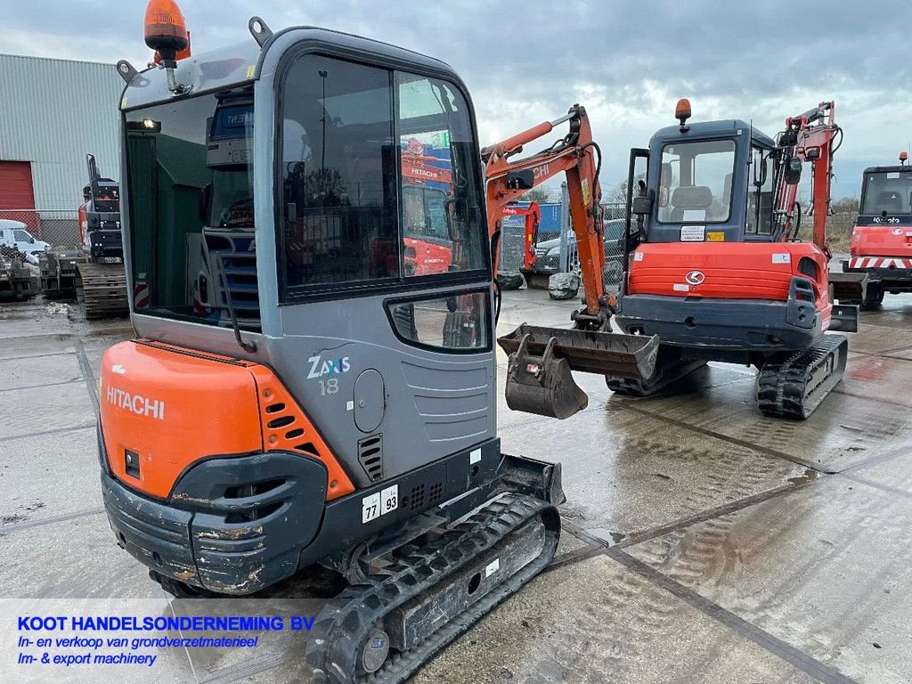 Minibagger tipa Hitachi Zx 18clr Nette machine!, Gebrauchtmaschine u Nieuwerkerk aan den IJssel (Slika 3)