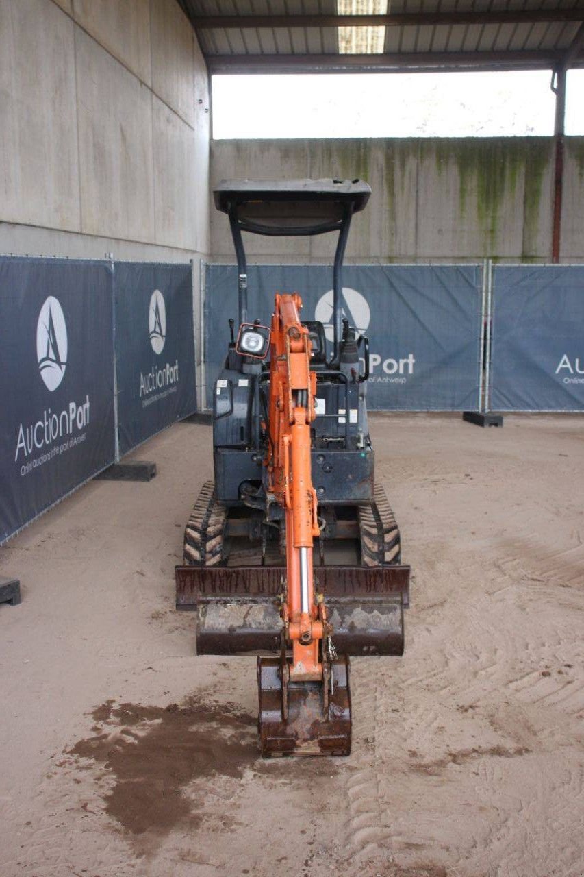 Minibagger typu Hitachi ZX17U-2, Gebrauchtmaschine w Antwerpen (Zdjęcie 8)