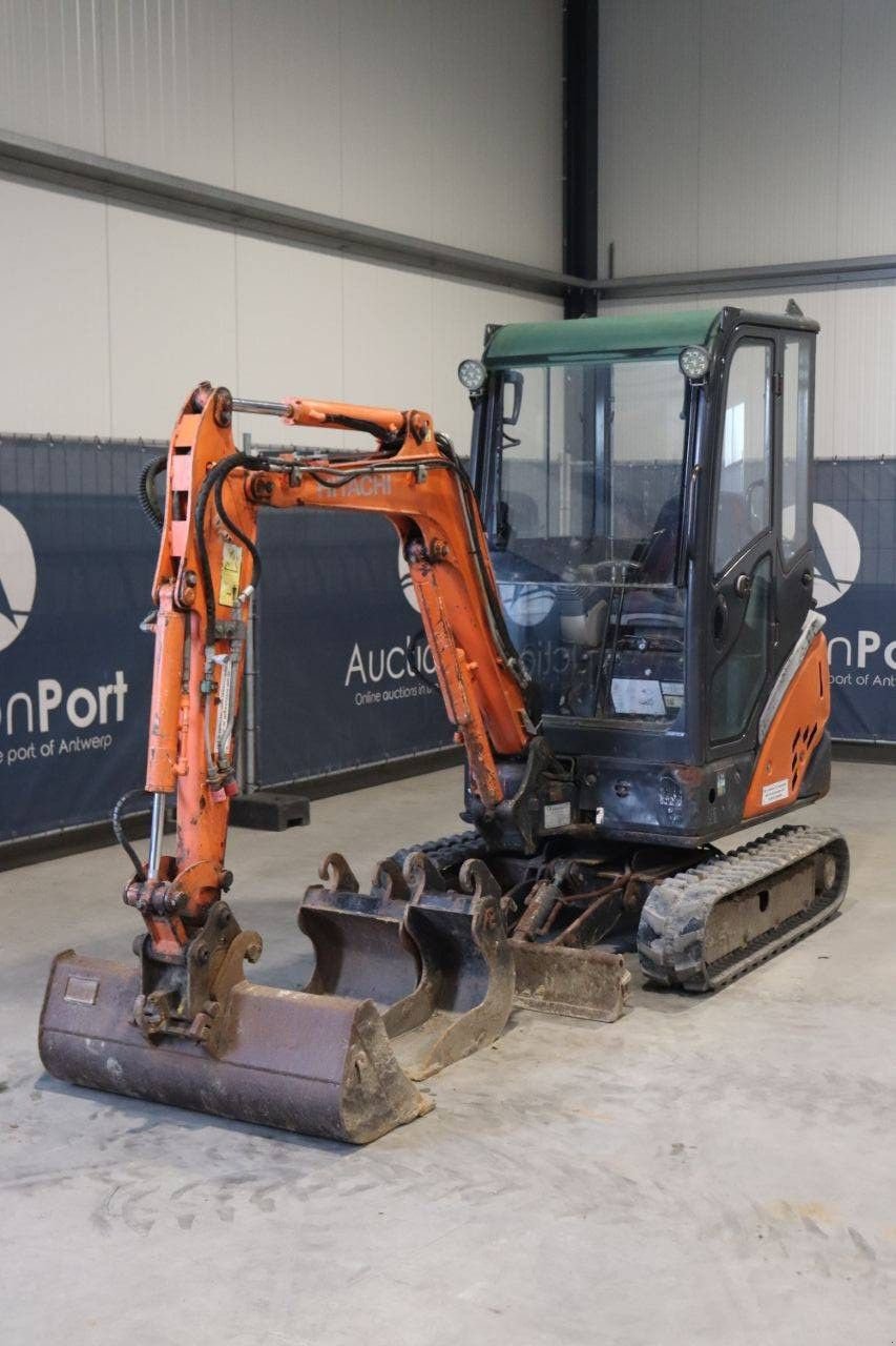 Minibagger Türe ait Hitachi ZX18-3 CLR, Gebrauchtmaschine içinde Antwerpen (resim 10)