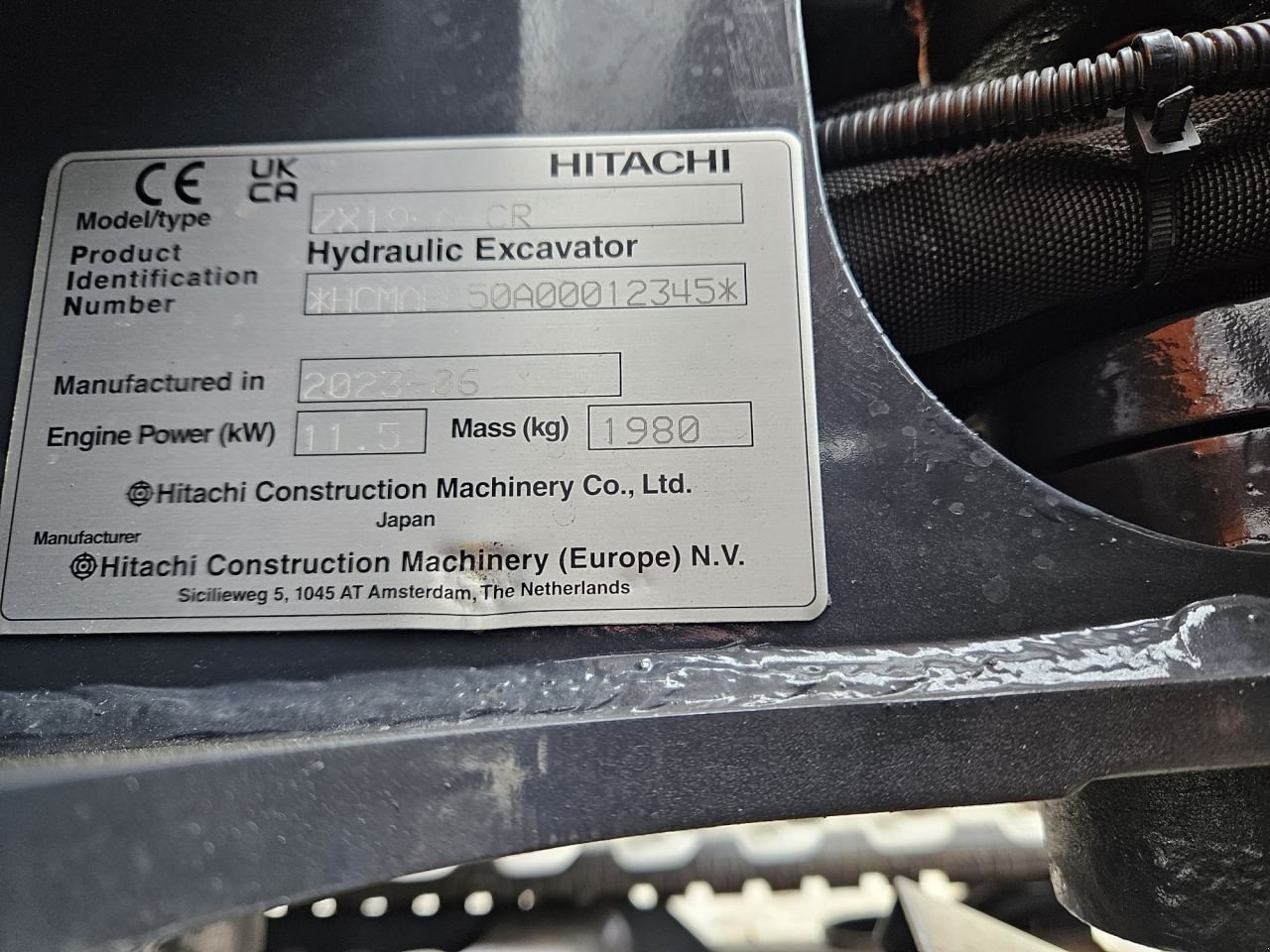 Minibagger tipa Hitachi ZX19-6, Neumaschine u Veldhoven (Slika 7)