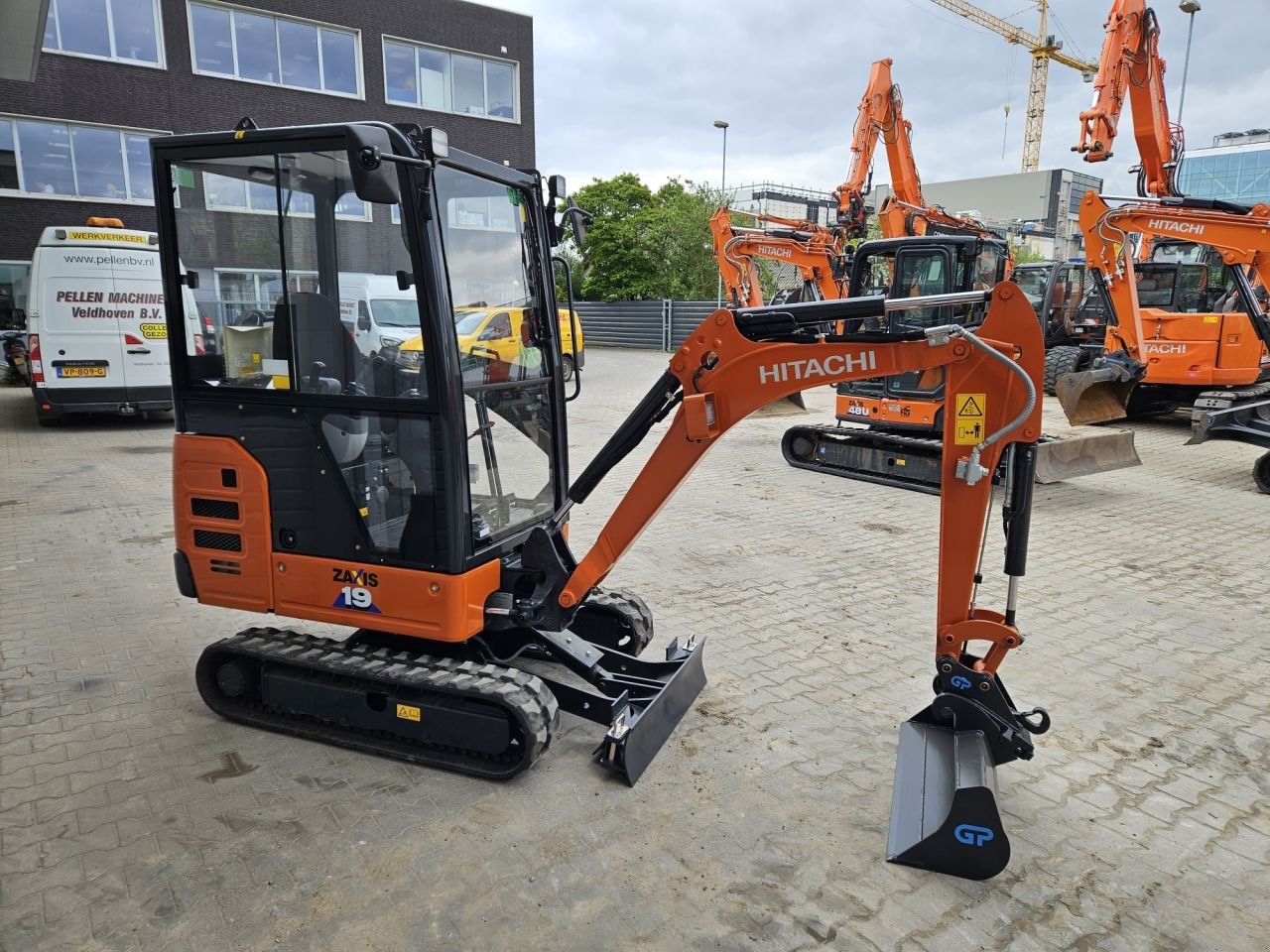 Minibagger Türe ait Hitachi ZX19-6, Gebrauchtmaschine içinde Veldhoven (resim 2)