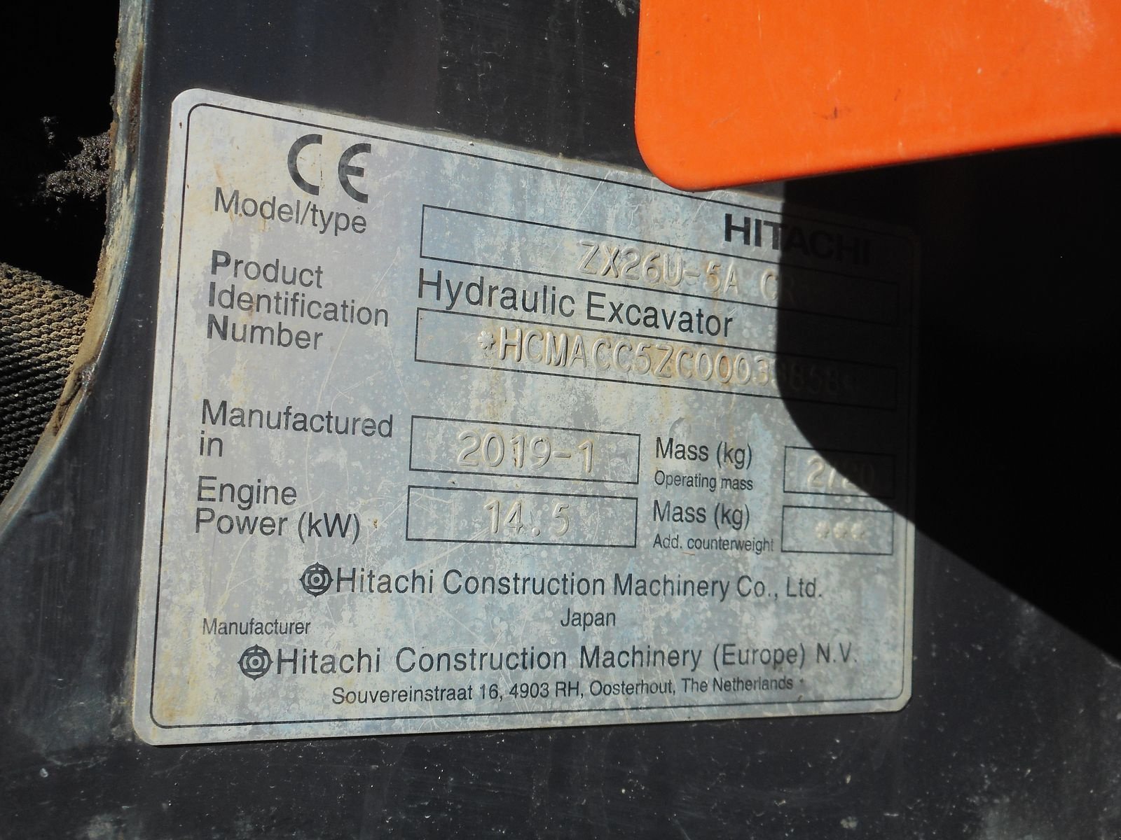 Minibagger typu Hitachi ZX26U-6 ( 2.740kg ) POWERTILT, Gebrauchtmaschine v St. Nikolai ob Draßling (Obrázek 7)