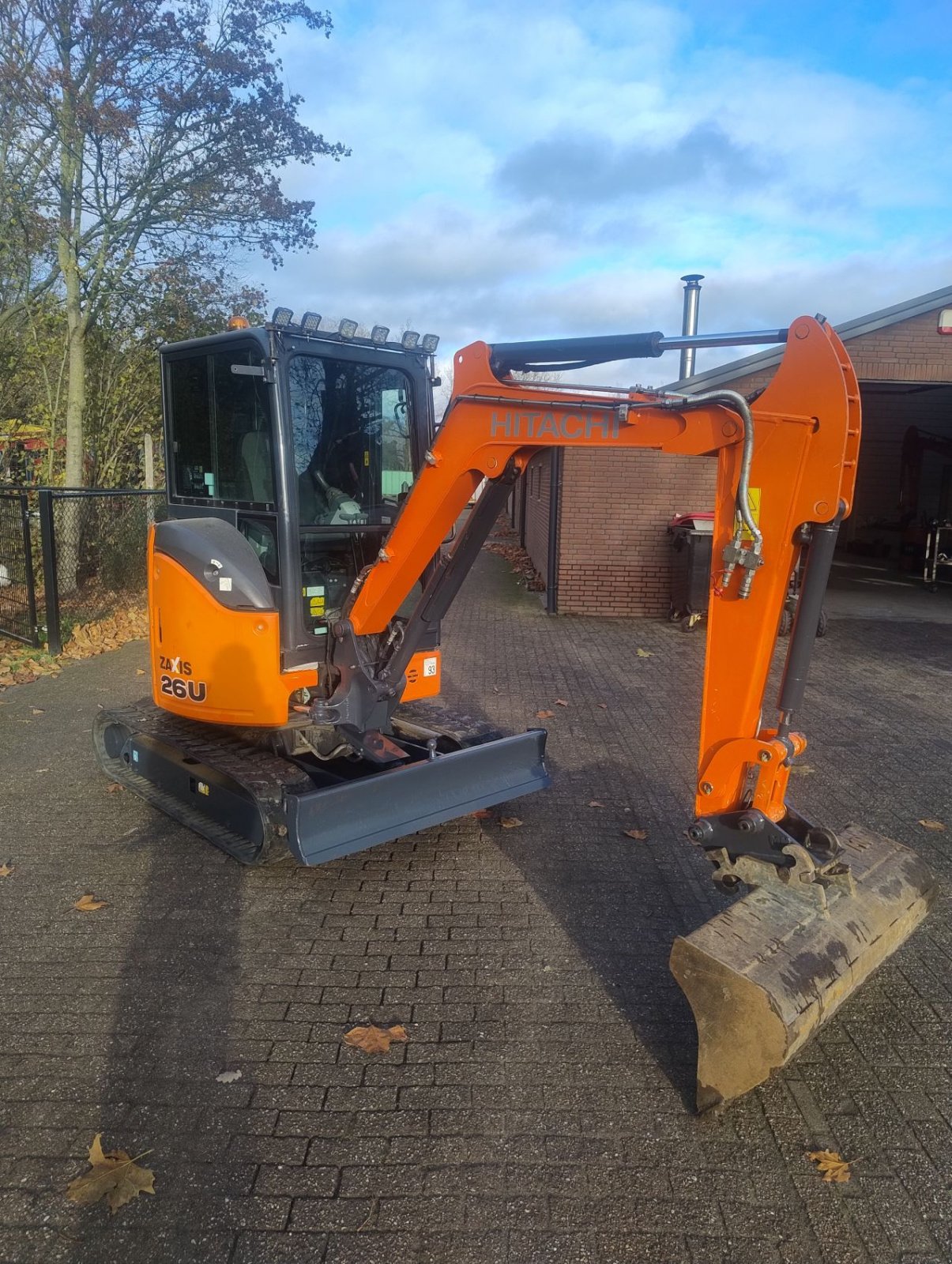 Minibagger типа Hitachi Zx26u-6, Gebrauchtmaschine в Veldhoven (Фотография 7)