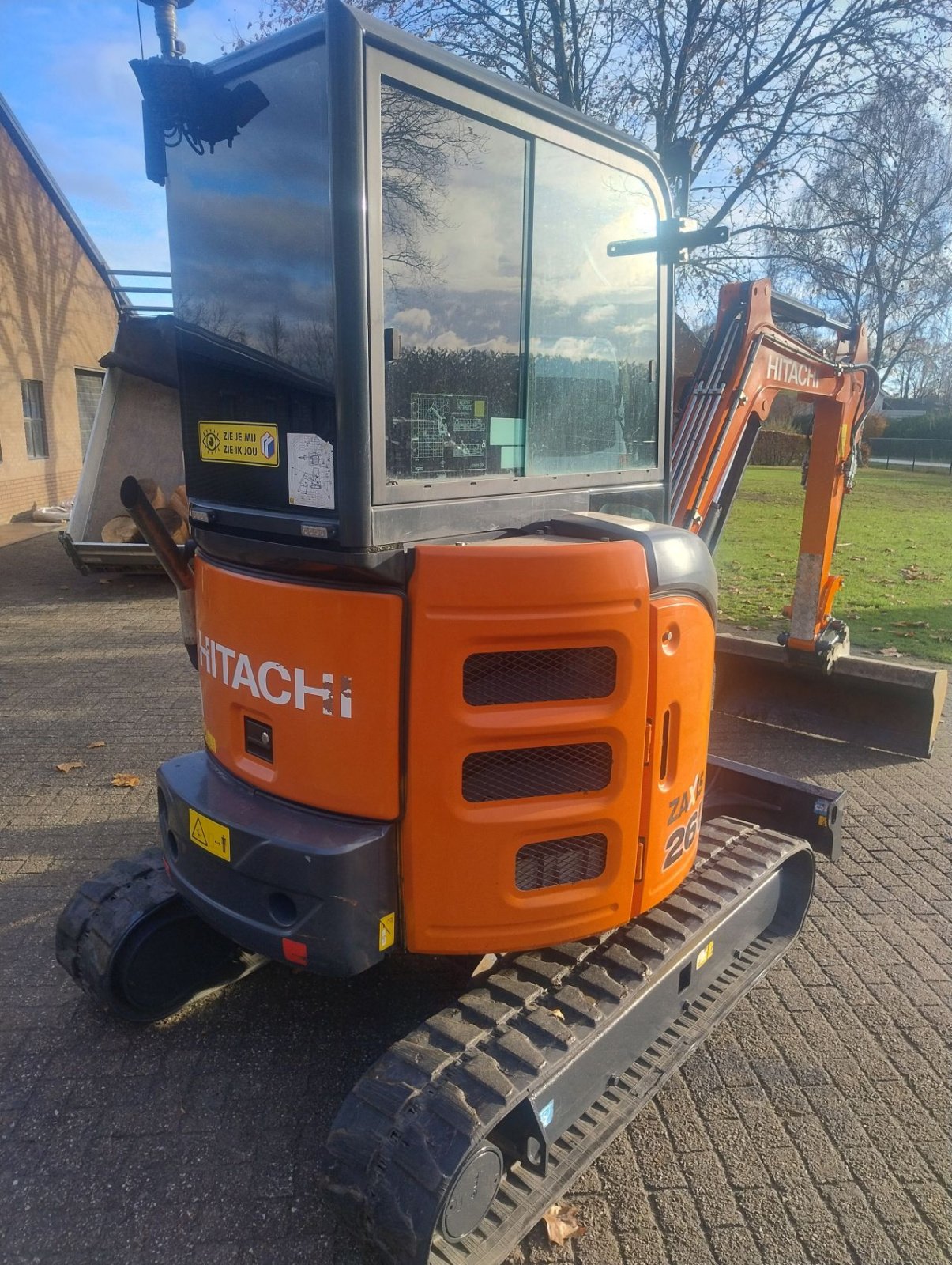 Minibagger типа Hitachi Zx26u-6, Gebrauchtmaschine в Veldhoven (Фотография 11)