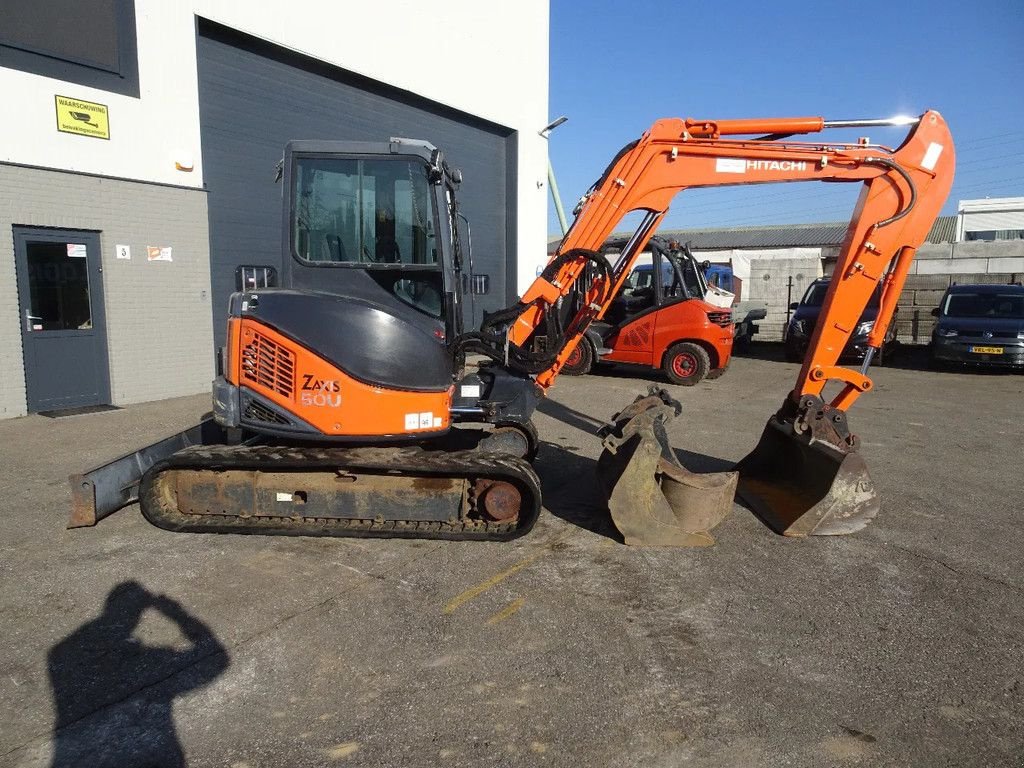 Minibagger Türe ait Hitachi ZX50, Gebrauchtmaschine içinde Zutphen (resim 8)