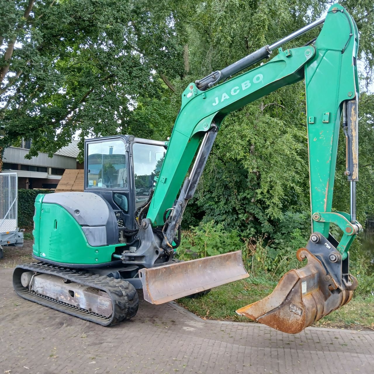 Minibagger типа Hitachi ZX65USB-6CLR, Gebrauchtmaschine в Alblasserdam (Фотография 9)