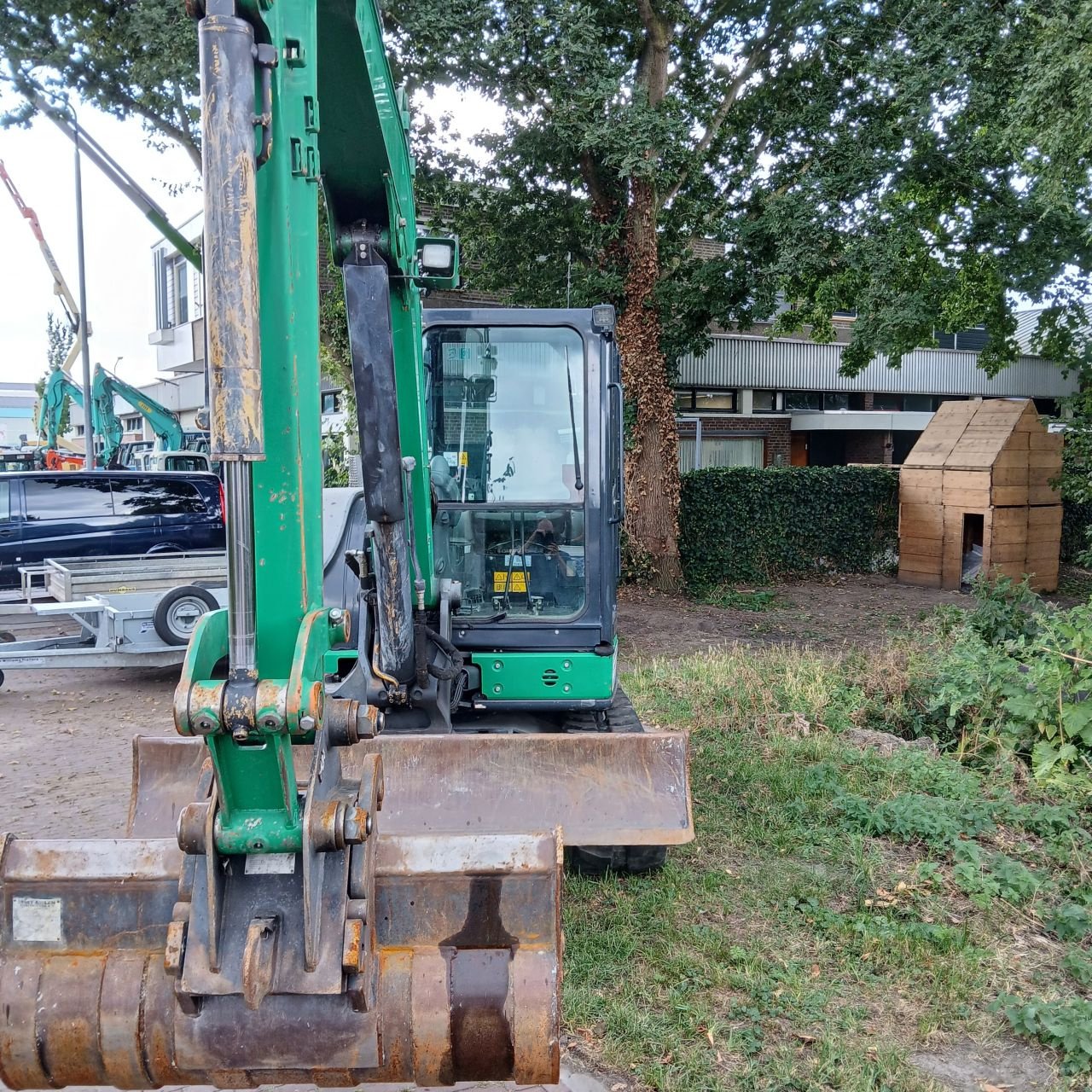 Minibagger типа Hitachi ZX65USB-6CLR, Gebrauchtmaschine в Alblasserdam (Фотография 8)