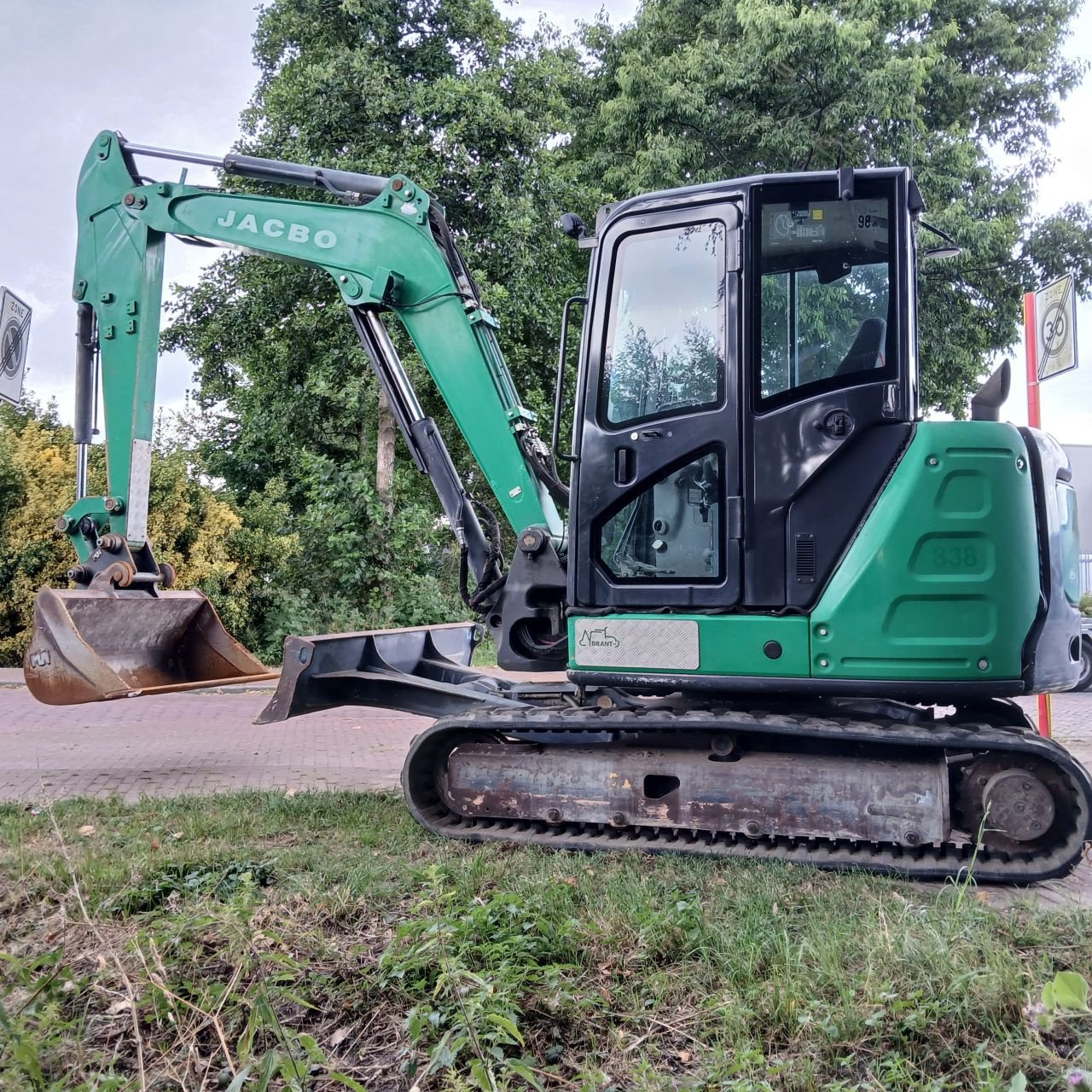 Minibagger типа Hitachi ZX65USB-6CLR, Gebrauchtmaschine в Alblasserdam (Фотография 7)
