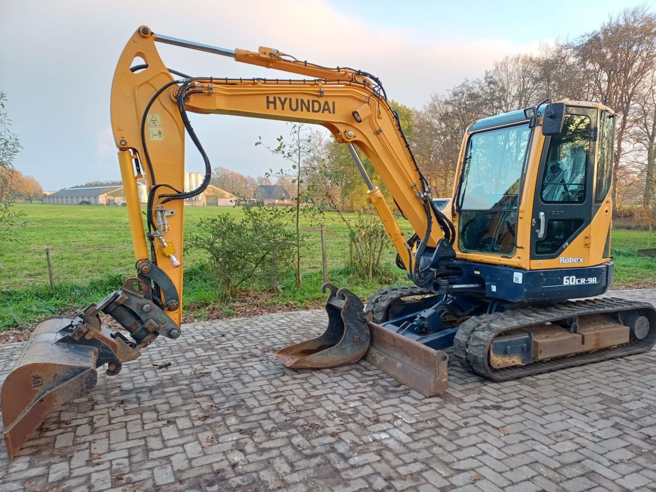 Minibagger typu Hyundai 60cr-9a, Gebrauchtmaschine v Terschuur (Obrázek 2)