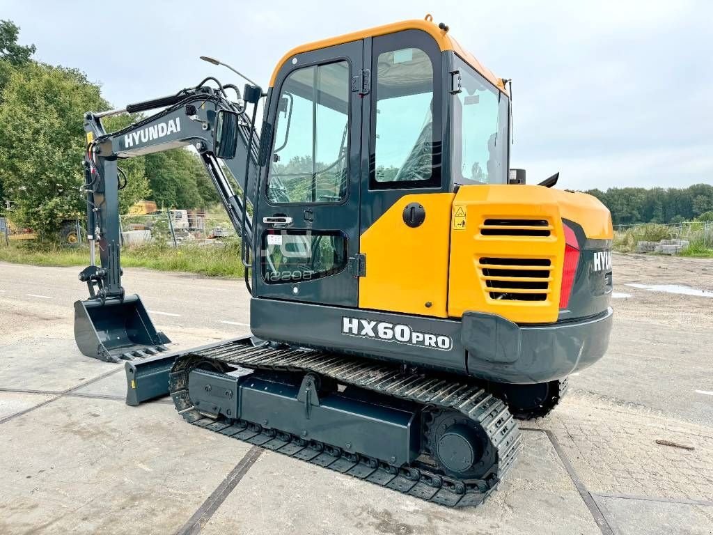 Minibagger tip Hyundai HX60 PRO - New / Unused / 2024 Model, Gebrauchtmaschine in Veldhoven (Poză 3)