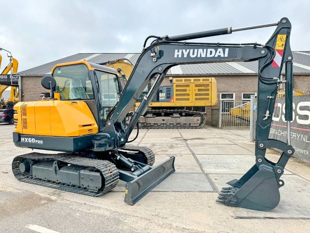 Minibagger tip Hyundai HX60 PRO - New / Unused / 2024 Model, Gebrauchtmaschine in Veldhoven (Poză 7)