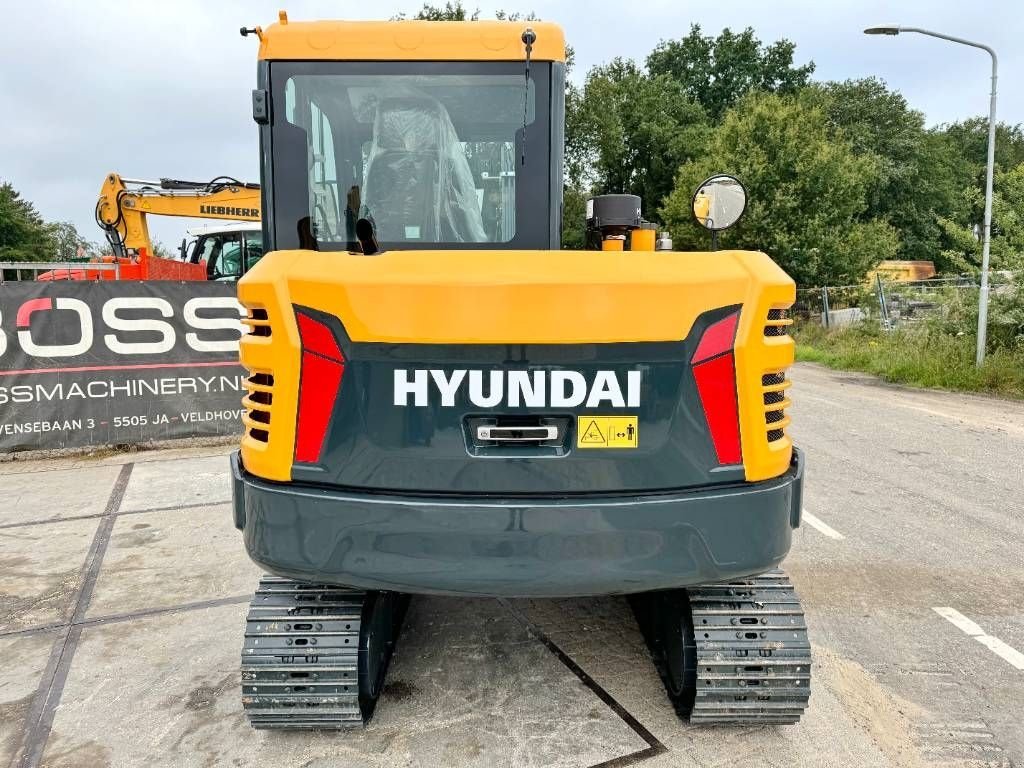 Minibagger tip Hyundai HX60 PRO - New / Unused / 2024 Model, Gebrauchtmaschine in Veldhoven (Poză 4)
