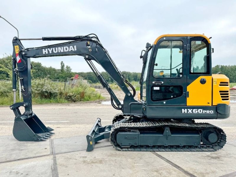 Minibagger типа Hyundai HX60 PRO - New / Unused / 2024 Model, Gebrauchtmaschine в Veldhoven