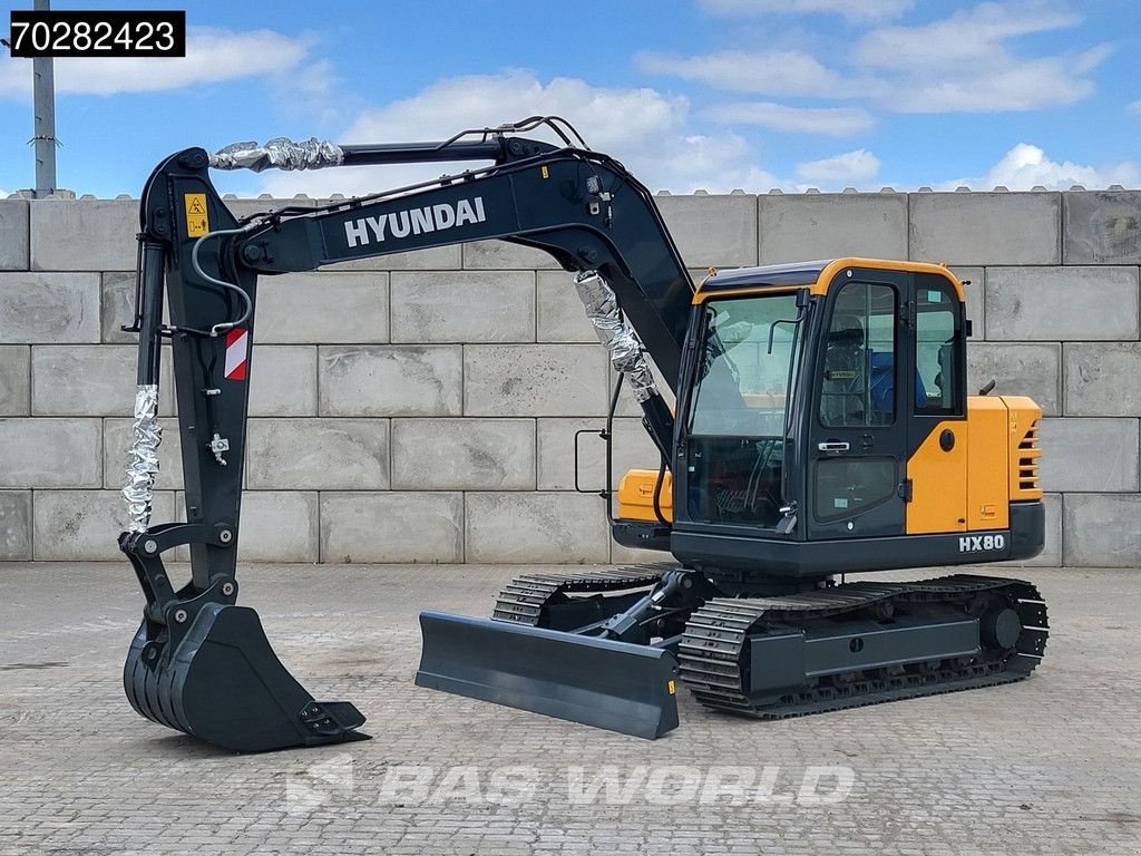 Minibagger типа Hyundai HX80 N A/C - NEW UNUSED, Neumaschine в Veghel (Фотография 2)