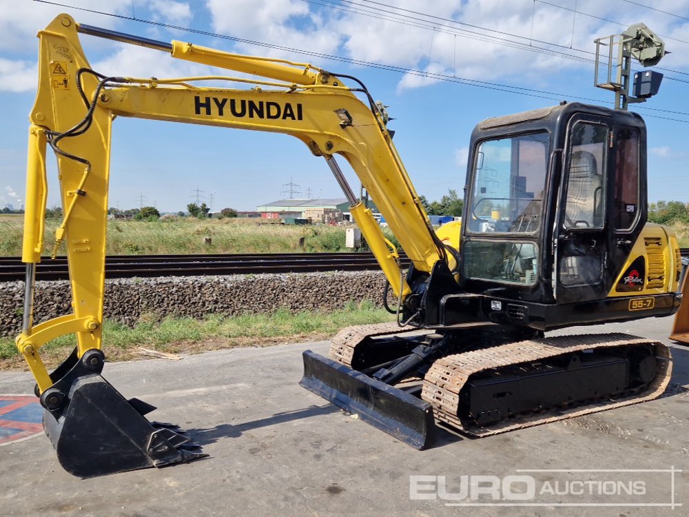 Minibagger typu Hyundai R55-7, Gebrauchtmaschine v Dormagen (Obrázek 1)