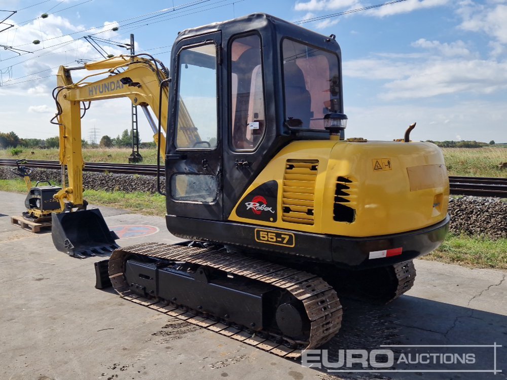 Minibagger typu Hyundai R55-7, Gebrauchtmaschine v Dormagen (Obrázek 2)