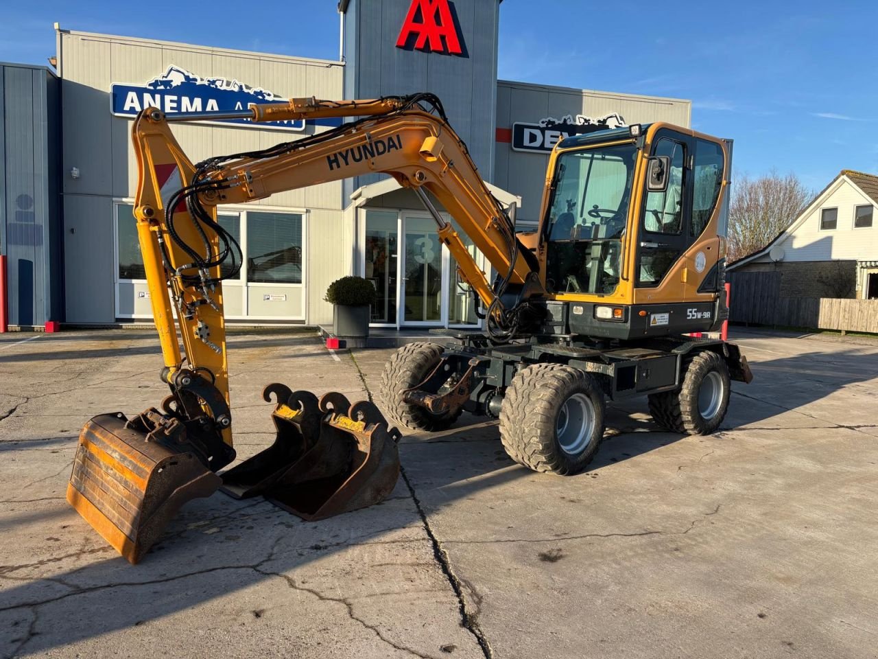 Minibagger Türe ait Hyundai R55W-9A, Gebrauchtmaschine içinde Arum (resim 2)