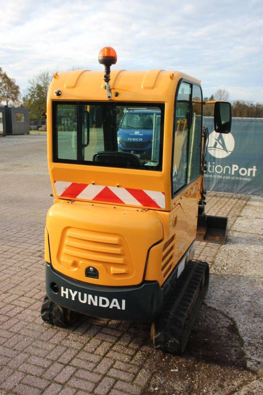 Minibagger typu Hyundai Robex 18-9, Gebrauchtmaschine w Antwerpen (Zdjęcie 5)