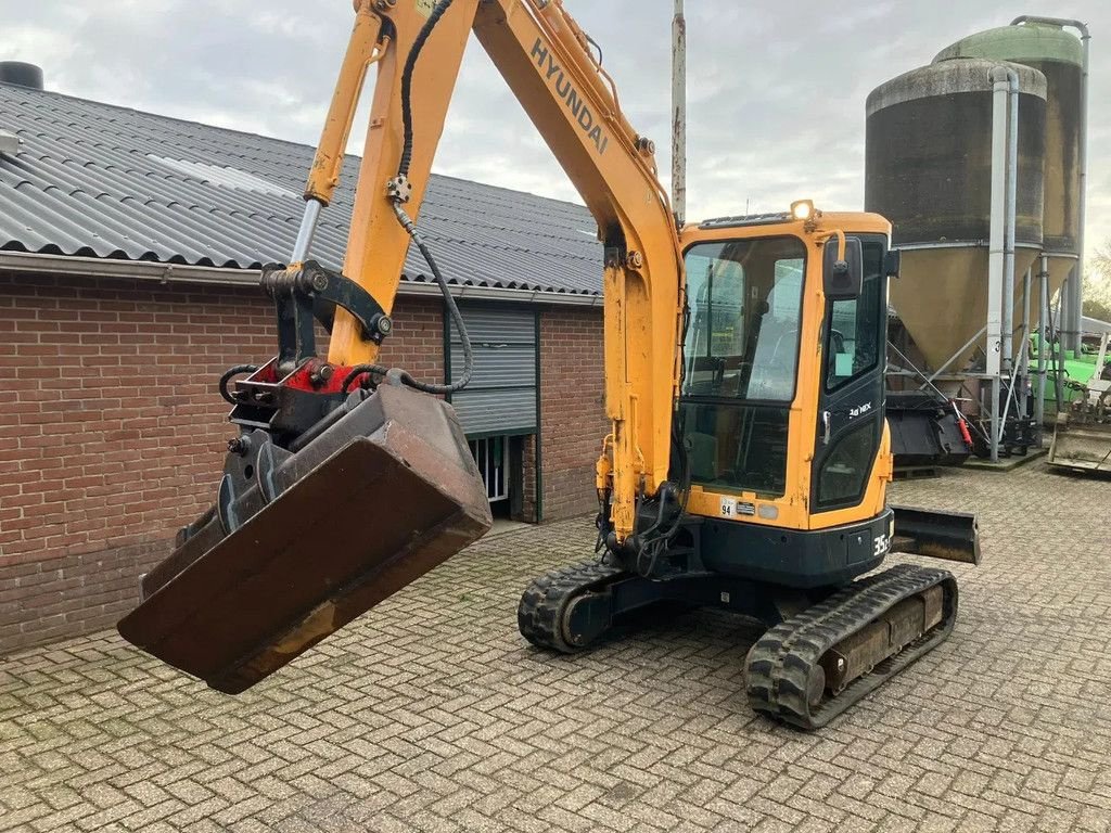 Minibagger от тип Hyundai Robex 35-9 Graafmachine Minigraver, Gebrauchtmaschine в Lunteren (Снимка 2)